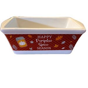 "Happy Pumpkin Spice Season" Royal Norfolk Harvest Mini Loaf Cake Pan